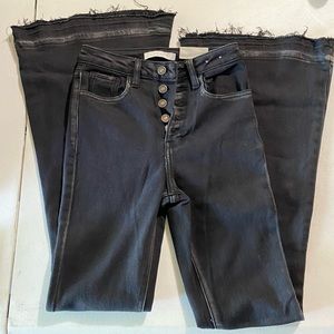 High rise flare jeans